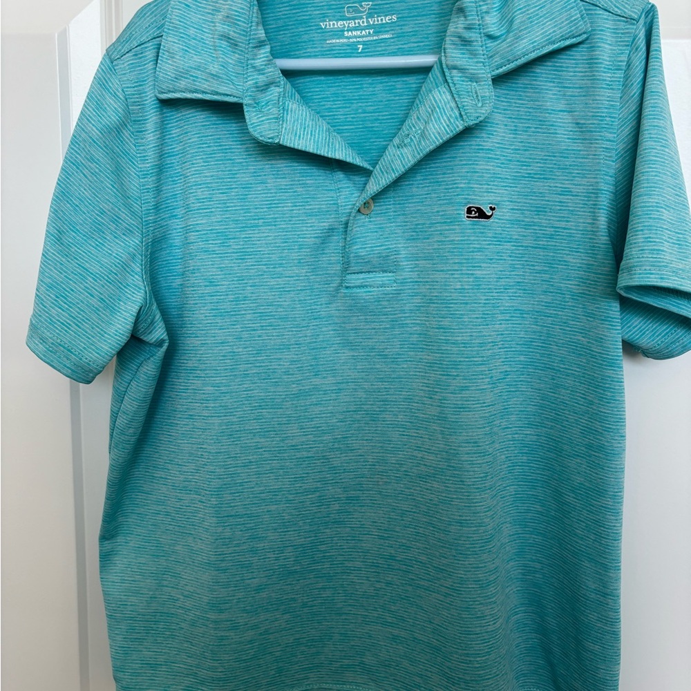 Vineyard Vines Teal Sankaty Polo Shirt